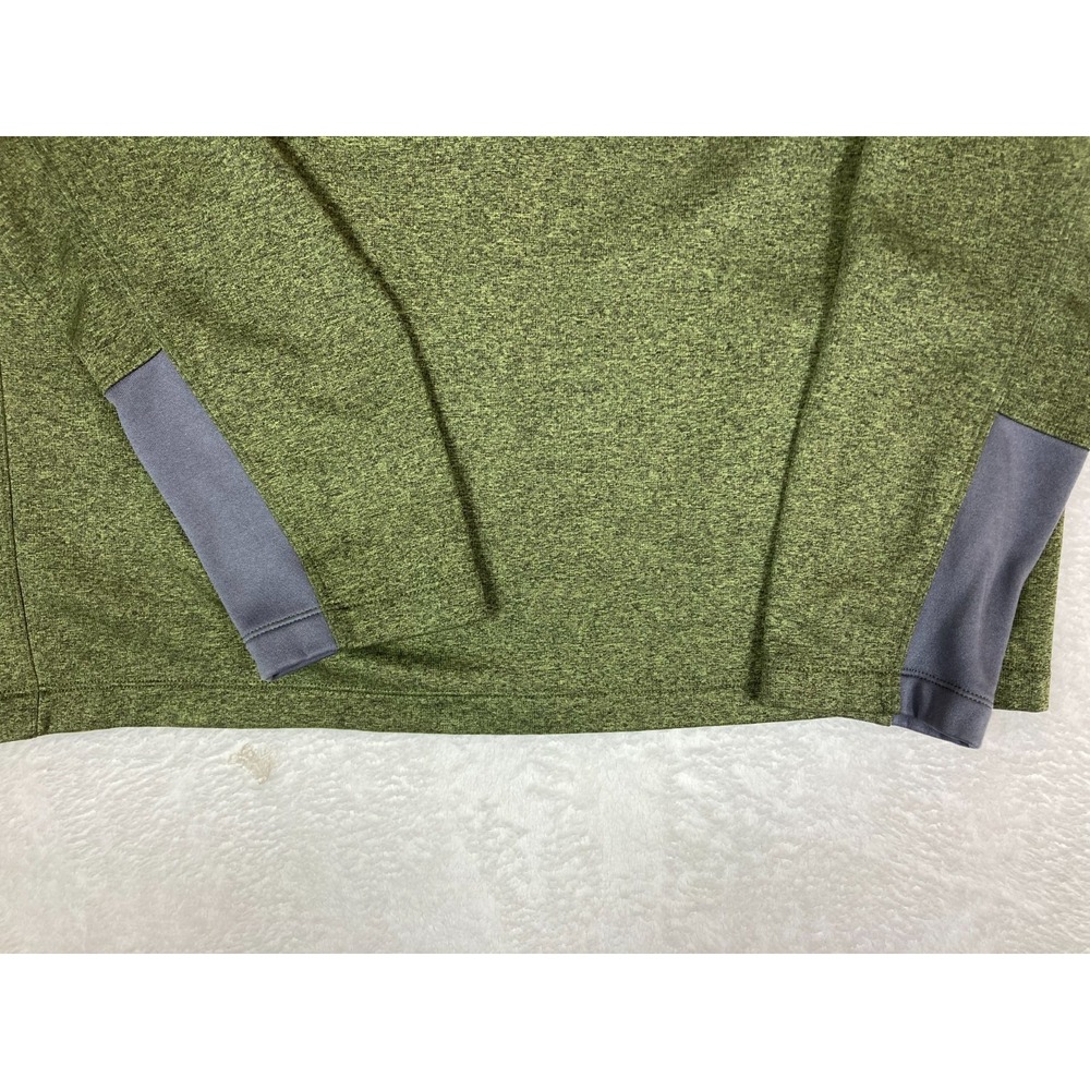 The North Face Quarter Zip Pullover Softshell Lined Jacket Men's Size XL Green - Picture 7 of 14